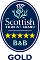 Scottish Tourist Board 5 star gold award